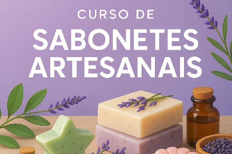 Capa do curso SABONETES ARTESANAIS